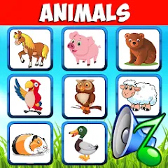 Animal sounds - Kids learn