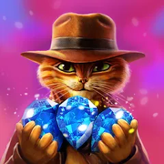 Download Indy Cat: Match 3 Adventure [MOD MegaMod] latest version 2.1.7 for Android