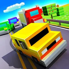 Download Blocky Highway: Traffic Racing [MOD Unlocked] latest version 0.2.1 for Android