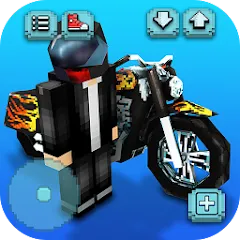 Download Motorcycle Racing Craft [MOD Menu] latest version 1.6.3 for Android