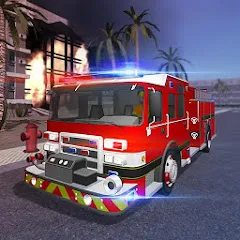 Download Fire Engine Simulator [MOD MegaMod] latest version 2.4.2 for Android