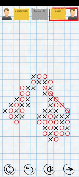 Tic Tac Toe Online: Mega XO [МОД: Все открыто, Дополнительные деньги и Меню MOD] Screenshot 2