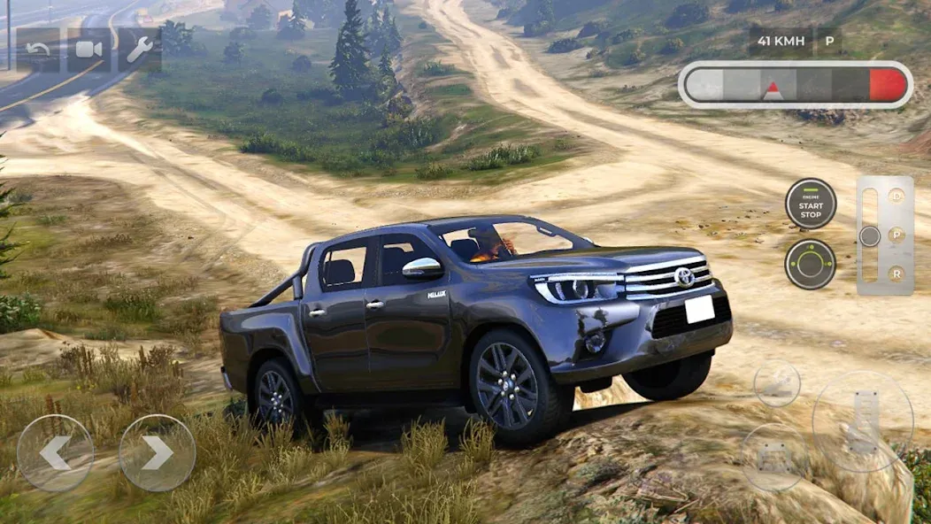 Toyota Hilux 4x4 Mountain Ride (Тойота Хайлюкс 44 Поездка по горам) [МОД: Много денег, Монет и Все открыто] Screenshot 5