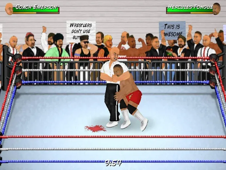 Wrestling Revolution (Реслинг Революшн) [МОД: Бесконечные деньги, Монеты и Мега MOD] Screenshot 3