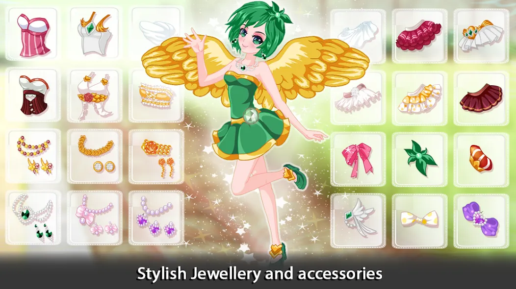 Dress Up Angel Anime Girl Game [МОД: Деньги, Монеты и Меню MOD] Screenshot 3