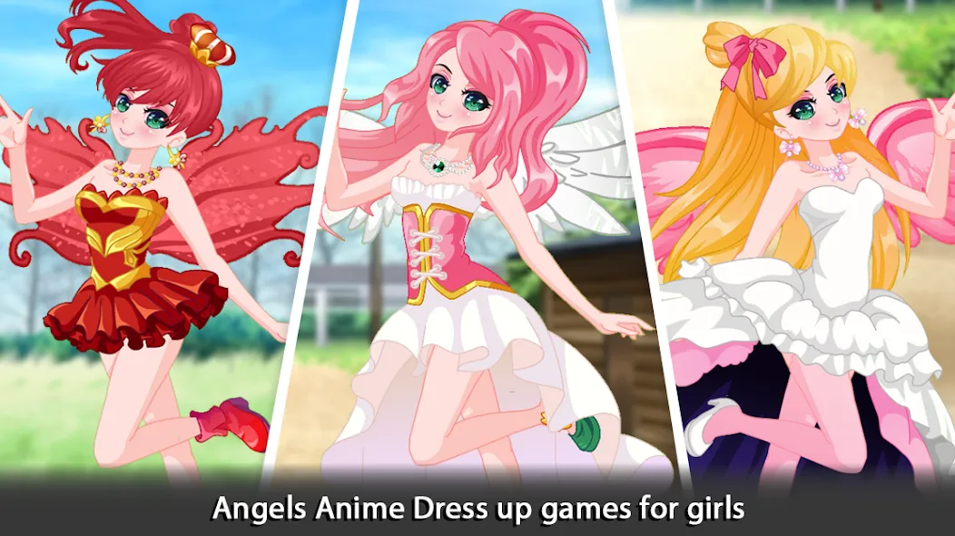Dress Up Angel Anime Girl Game [МОД: Деньги, Монеты и Меню MOD] Screenshot 5