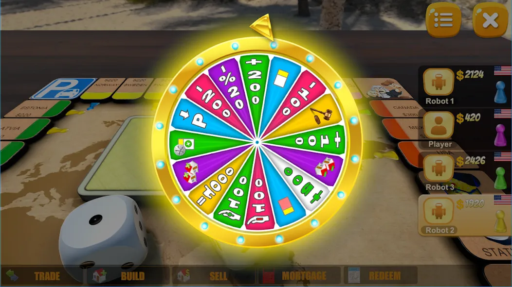 Rento - Dice Board Game Online [МОД: Деньги, Монеты и Меню MOD] Screenshot 4