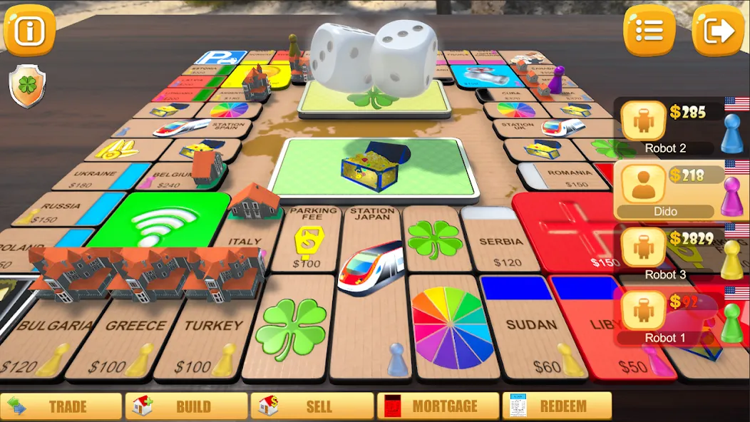 Rento - Dice Board Game Online [МОД: Деньги, Монеты и Меню MOD] Screenshot 5