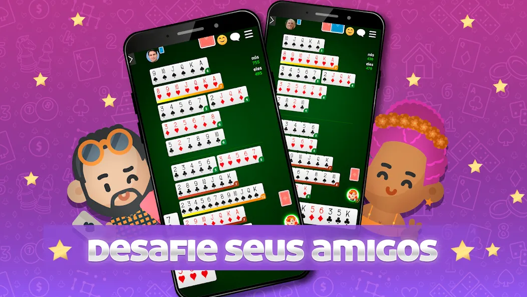 Buraco Online - Mano a Mano (Бурако Онлайн) [МОД: Меню, Бесконечные монеты и Открытые уровни] Screenshot 3