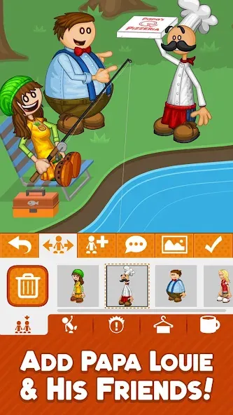 Papa Louie Pals (Папа Луи Пэлс) [МОД: Бесконечные деньги, Монеты и Мега MOD] Screenshot 4