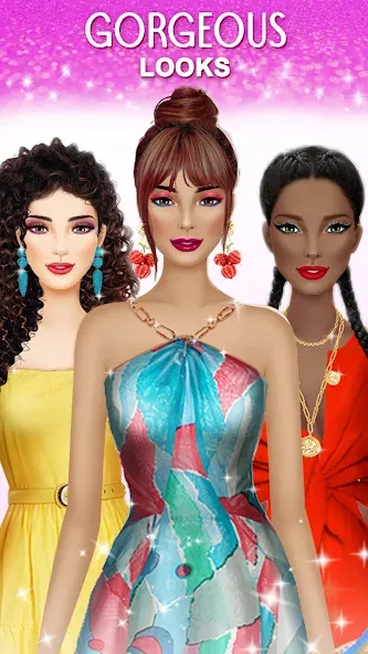 Fashion Stylist: Dress Up Game [МОД: Все открыто, Дополнительные деньги и Меню MOD] Screenshot 1