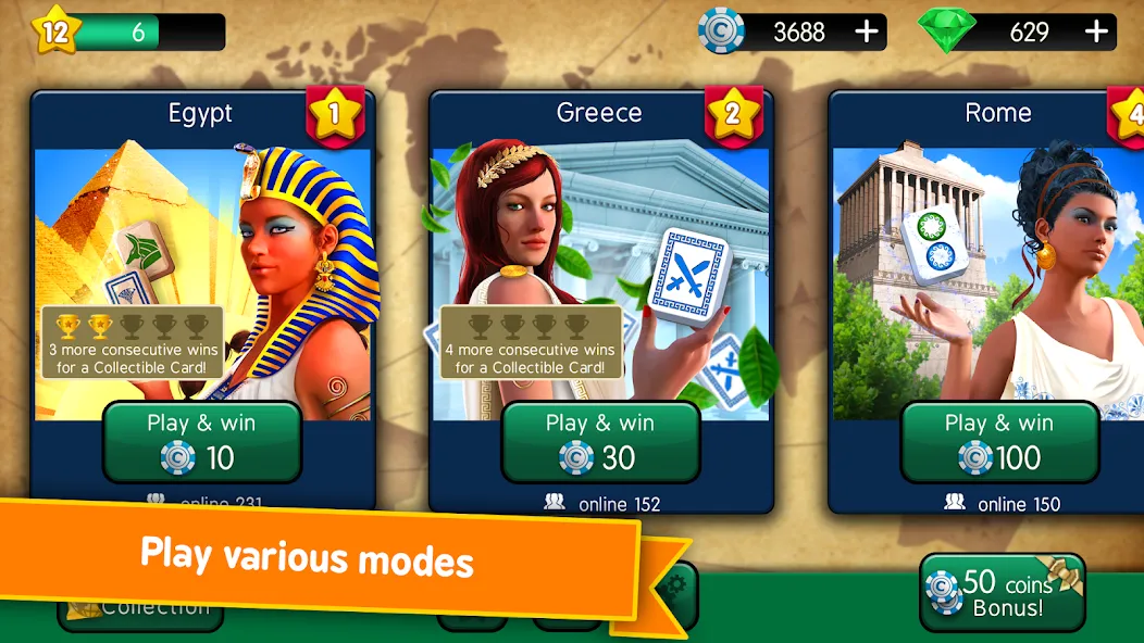 Mahjong Duels (Маджонг Дуэли) [МОД: Все открыто, Дополнительные деньги и Меню MOD] Screenshot 2