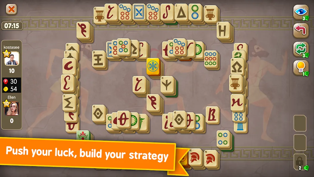 Mahjong Duels (Маджонг Дуэли) [МОД: Все открыто, Дополнительные деньги и Меню MOD] Screenshot 4