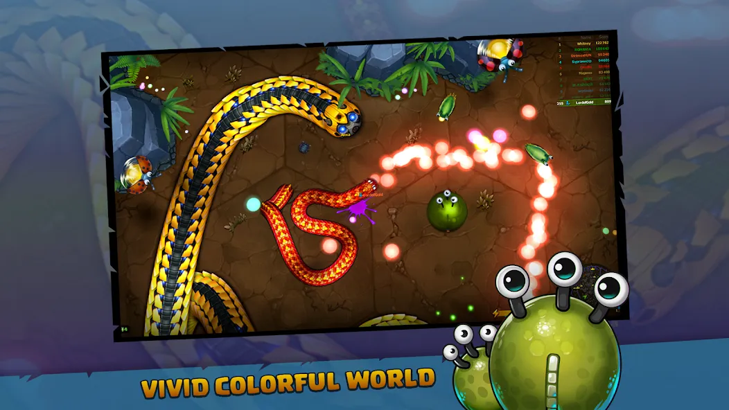 Little Big Snake (Литл Биг Снейк) [МОД: Бесконечные деньги, Монеты и Мега MOD] Screenshot 1