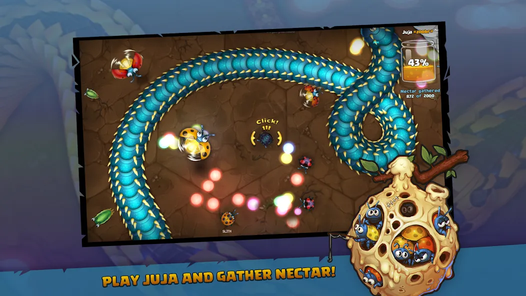 Little Big Snake (Литл Биг Снейк) [МОД: Бесконечные деньги, Монеты и Мега MOD] Screenshot 4