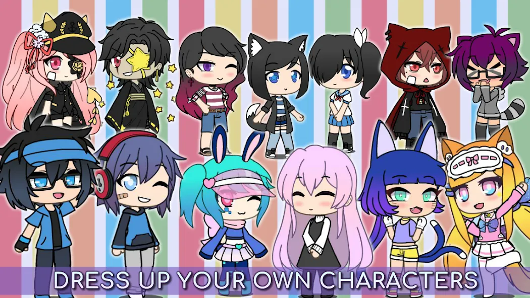 Gacha Life (Гача Лайф) [МОД: Много денег, Монет и Все открыто] Screenshot 3