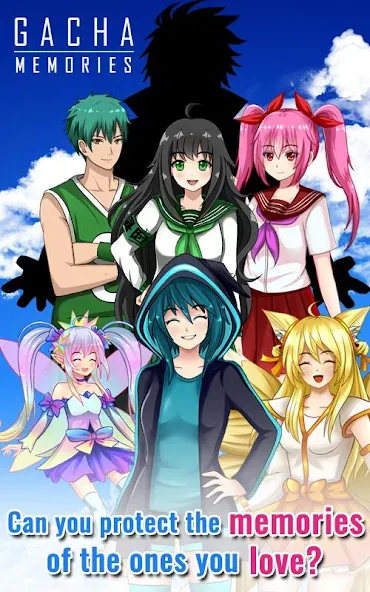Gacha Memories - Anime Visual (Гача Мемориз) [МОД: Бесконечные деньги, Монеты и Мега MOD] Screenshot 1