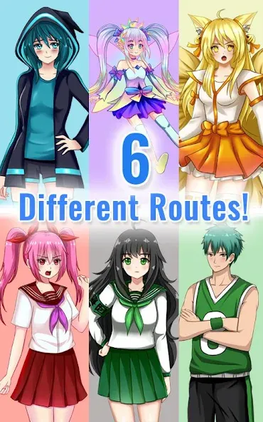 Gacha Memories - Anime Visual (Гача Мемориз) [МОД: Бесконечные деньги, Монеты и Мега MOD] Screenshot 2