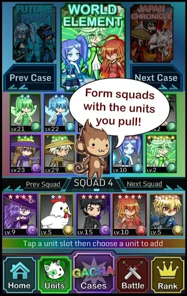 Anime Gacha! (Simulator & RPG) [МОД: Все открыто, Дополнительные деньги и Меню MOD] Screenshot 4