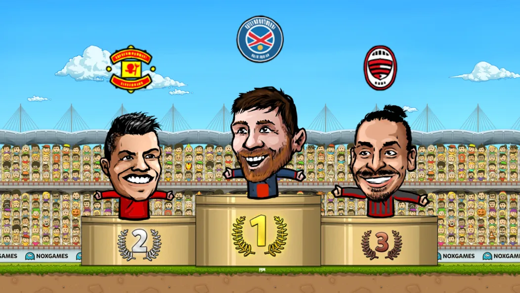 Puppet Soccer: Champs League (Паппет Соккер) [МОД: Много монет, Открытые уровни и Мега MOD] Screenshot 4