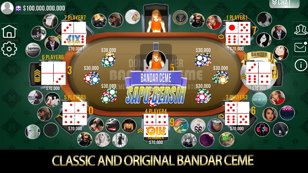 Domino Poker QiuQiu Gaple (Домино Покер ЧиЧи Гапле) [МОД: Бесконечные деньги, Монеты и Мега MOD] Screenshot 4
