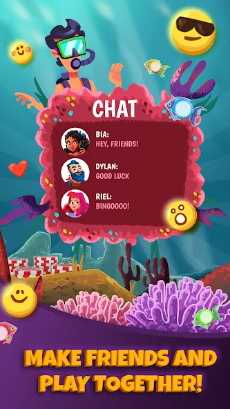 Praia Bingo: Slot & Casino (Прэйя Бинго) [МОД: Много монет, Открытые уровни и Мега MOD] Screenshot 3