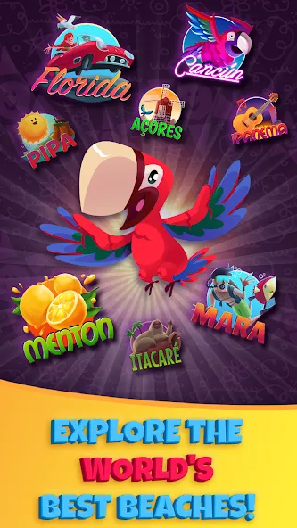 Praia Bingo: Slot & Casino (Прэйя Бинго) [МОД: Много монет, Открытые уровни и Мега MOD] Screenshot 4