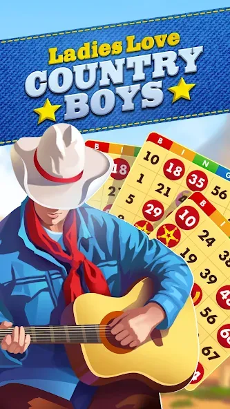 Bingo Country Boys: Tournament (Бинго Кантри Бойз) [МОД: Много денег, Монет и Все открыто] Screenshot 5