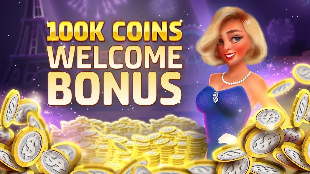 Vegas Downtown Slots & Words [МОД: Меню, Бесконечные монеты и Открытые уровни] Screenshot 5