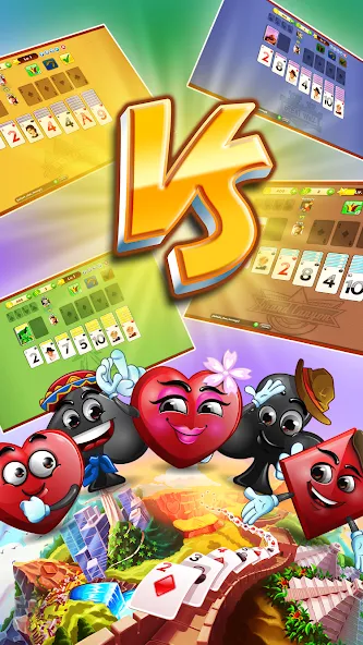 Solitaire Journey (Солитер Джорни) [МОД: Много монет, Открытые уровни и Мега MOD] Screenshot 1