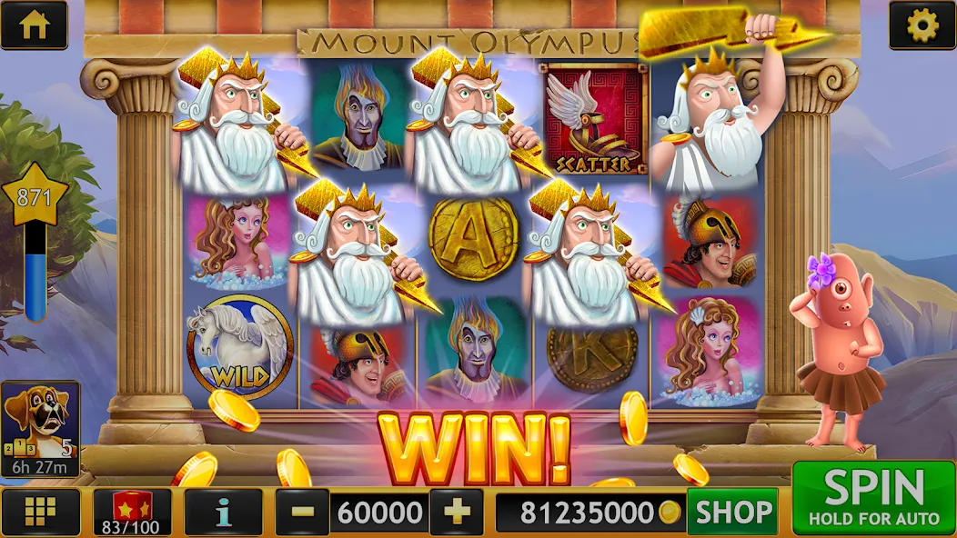 Vegas Slots Galaxy (Вегас Слотс Гэлэкси) [МОД: Бесконечные деньги, Монеты и Мега MOD] Screenshot 1
