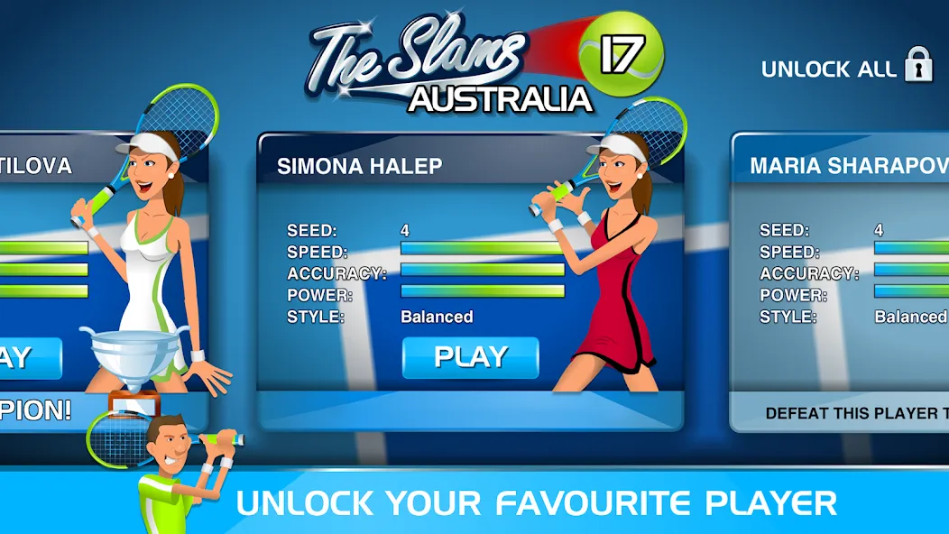 Stick Tennis (Стик Теннис) [МОД: Бесконечные деньги, Монеты и Мега MOD] Screenshot 4
