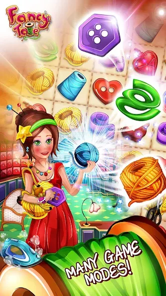 Fancy Tale:Fashion Puzzle Game (Фэнси Тейл) [МОД: Меню, Бесконечные монеты и Открытые уровни] Screenshot 2