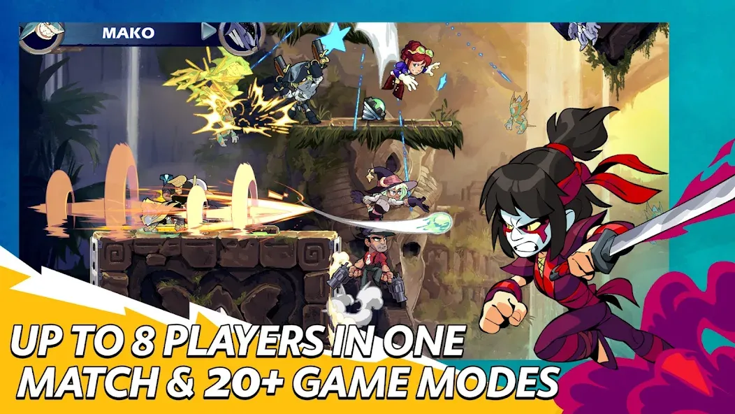 Brawlhalla (Броулхалла) [МОД: Много монет, Открытые уровни и Мега MOD] Screenshot 5