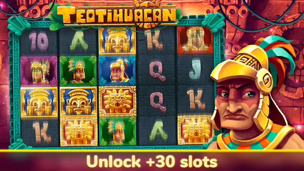 Akamon Slots - Casino Videoslo (Акамон Слотс) [МОД: Меню, Бесконечные монеты и Открытые уровни] Screenshot 4