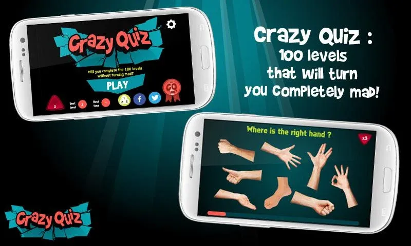 Crazy Quiz (Крэйзи Квиз) [МОД: Много монет, Открытые уровни и Мега MOD] Screenshot 1