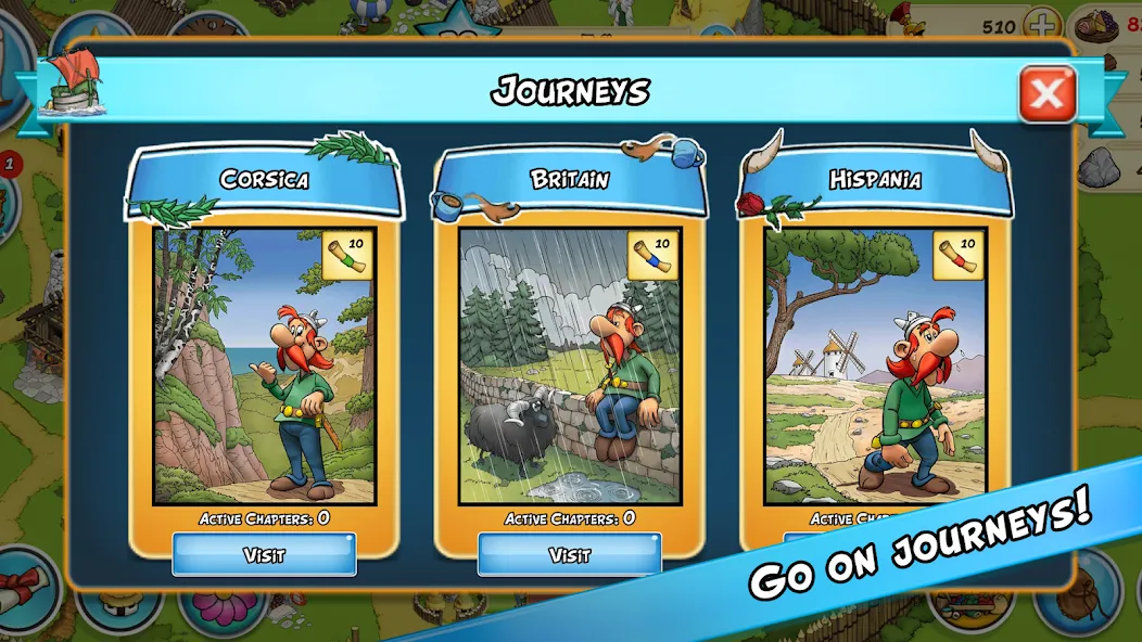 Asterix and Friends (Астерикс и друзья) [МОД: Деньги, Монеты и Меню MOD] Screenshot 2