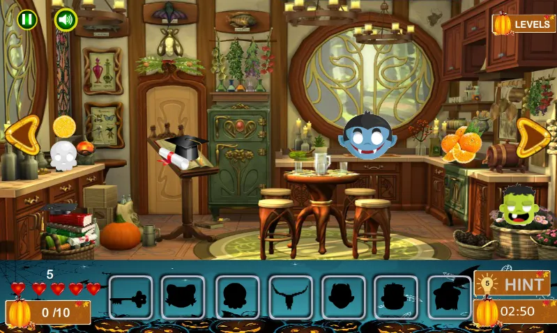 Halloween Hidden Objects (Хэллоуин Скрытые Объекты) [МОД: Много денег, Монет и Все открыто] Screenshot 4