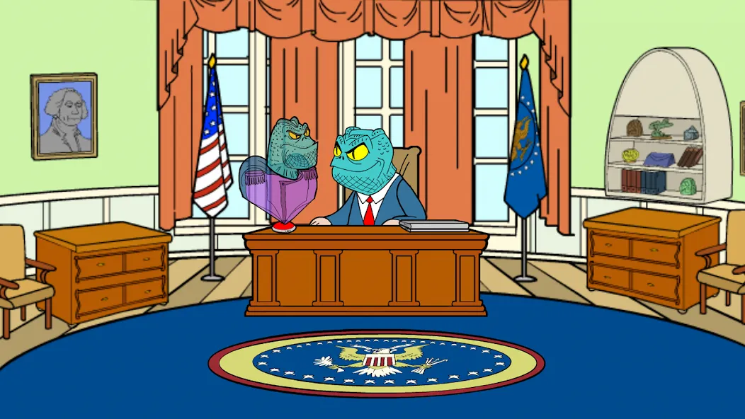 Obama Pigsaw: Alien Invasion (Обама Джигтрап) [МОД: Много денег, Монет и Все открыто] Screenshot 2