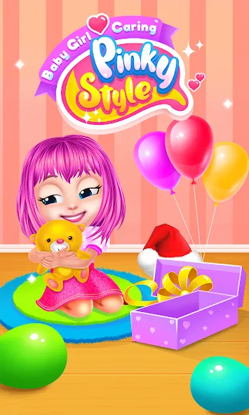 Baby Girl Caring Pinky Style (Беби Грл Керинг Пинки Стайл) [МОД: Деньги, Монеты и Меню MOD] Screenshot 4
