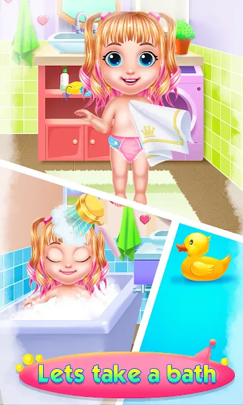 Baby Girl Caring Pinky Style (Беби Грл Керинг Пинки Стайл) [МОД: Деньги, Монеты и Меню MOD] Screenshot 5