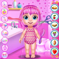 Скачать Baby Girl Caring Pinky Style (Беби Грл Керинг Пинки Стайл) [МОД: Деньги, Монеты и Меню MOD] | Взлом Baby Girl Caring Pinky Style на Андроид