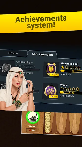 Backgammon Long Arena [МОД: Меню, Бесконечные монеты и Открытые уровни] Screenshot 4