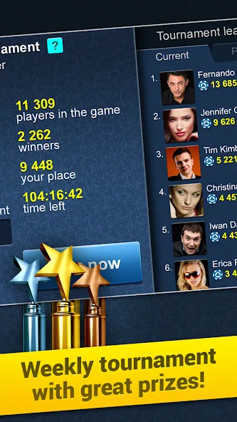 Poker Arena: texas holdem game (Покер Арена) [МОД: Меню, Бесконечные монеты и Открытые уровни] Screenshot 3