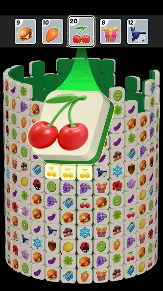 Tile Triple 3D (Тайл Трипл 3Д) [МОД: Меню, Бесконечные монеты и Открытые уровни] Screenshot 2