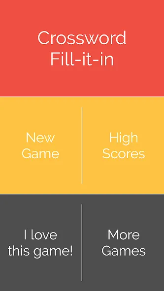 Crossword : Word Fill [МОД: Много монет, Открытые уровни и Мега MOD] Screenshot 1