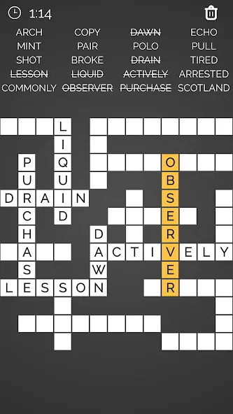 Crossword : Word Fill [МОД: Много монет, Открытые уровни и Мега MOD] Screenshot 5