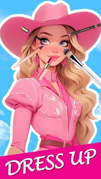 Doll Makeover: dress up games (Долл Мейковер) [МОД: Меню, Бесконечные монеты и Открытые уровни] Screenshot 1