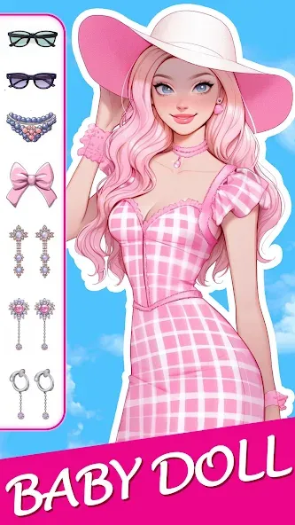Doll Makeover: dress up games (Долл Мейковер) [МОД: Меню, Бесконечные монеты и Открытые уровни] Screenshot 2