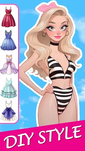 Doll Makeover: dress up games (Долл Мейковер) [МОД: Меню, Бесконечные монеты и Открытые уровни] Screenshot 3
